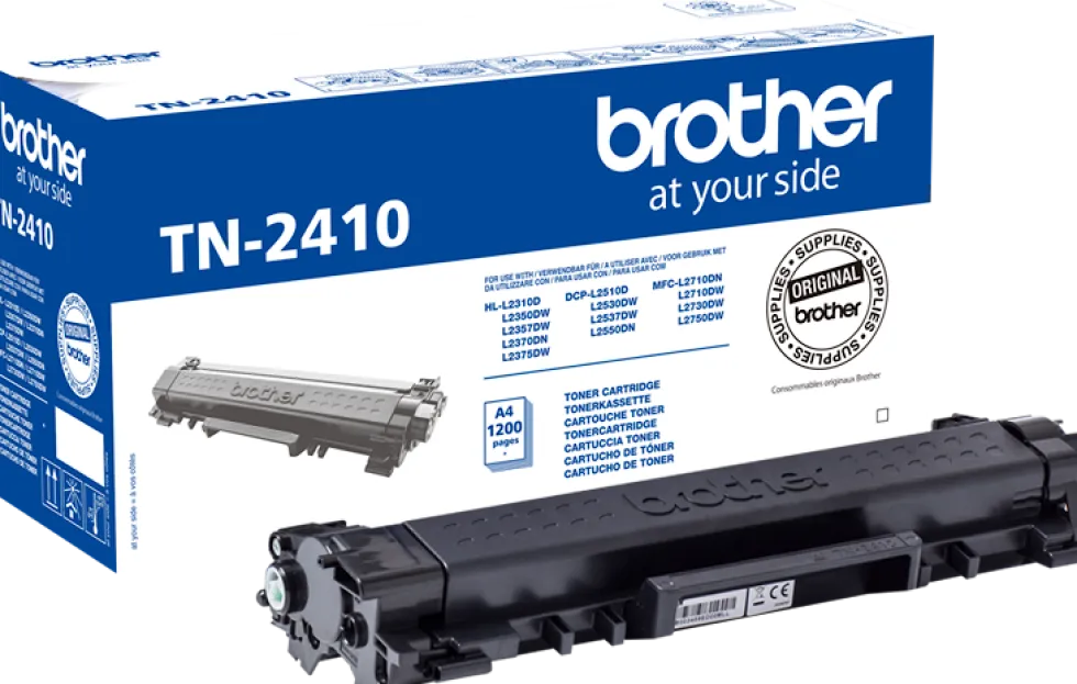 Toner BROTHER TN2410 Svart