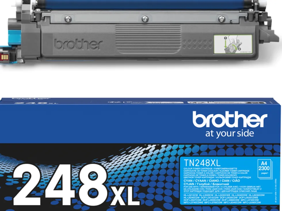 Toner BROTHER TN248XLC 2,3K cyan
