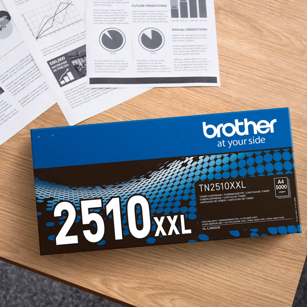 Toner BROTHER TN-2510XL 3K svart
