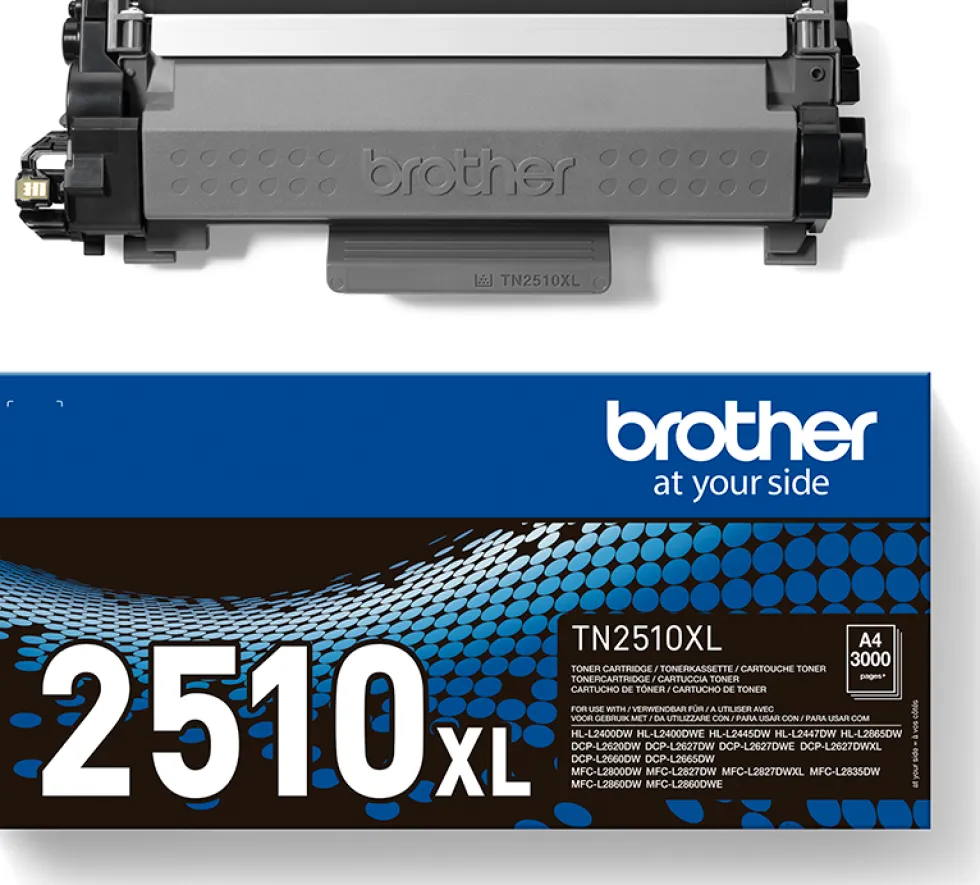 Toner BROTHER TN-2510XL 3K svart