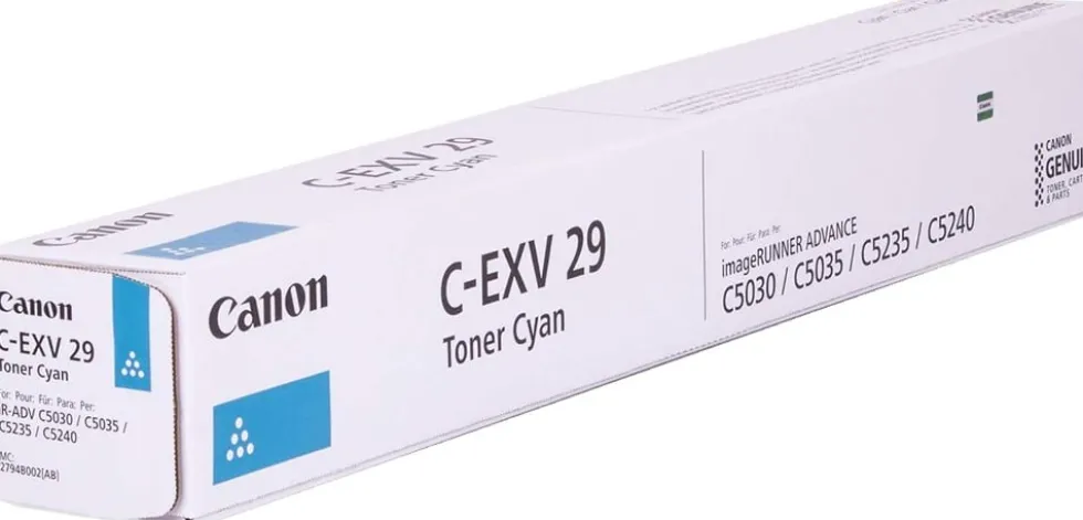 Toner CANON 2794B002 C-EXV29 27K cyan