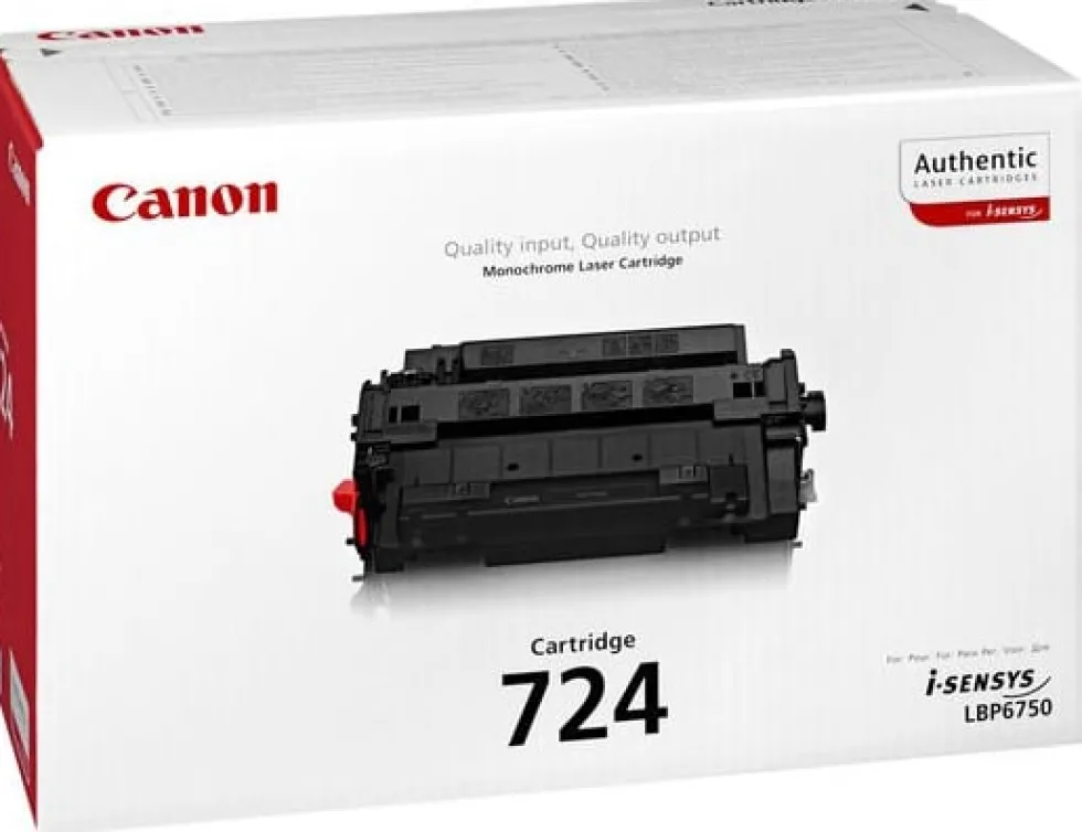 Toner CANON 3481B002 CRG724 6K svart