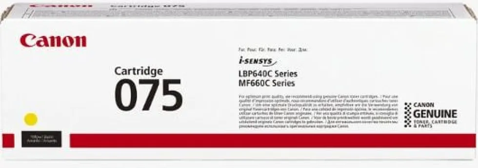 Toner CANON CRG 075 1,3K gul