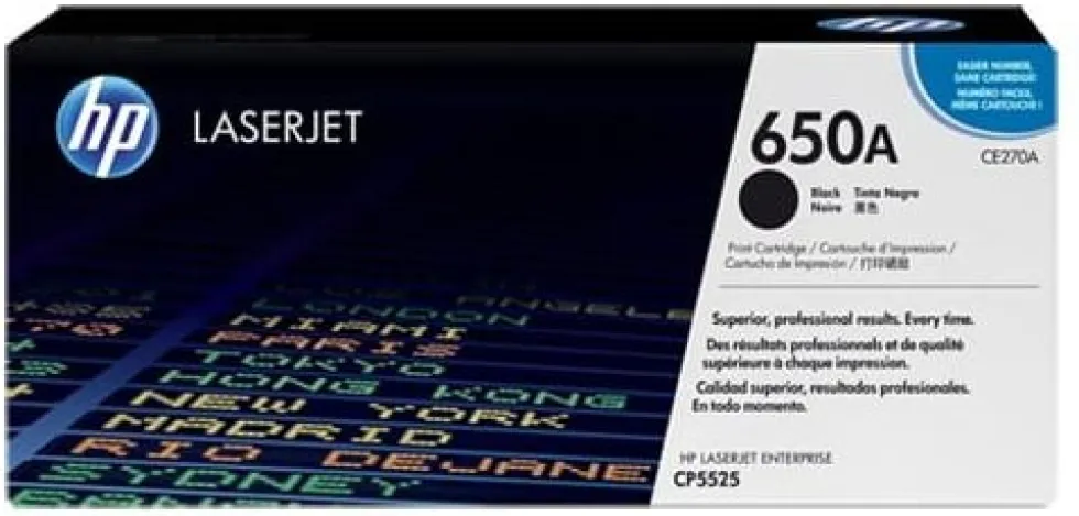 Toner HP CE270A 650A Svart