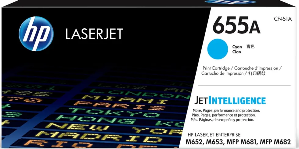 Toner HP CF451A 655A Cyan