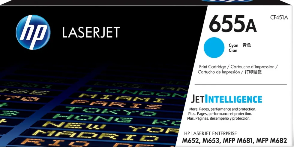 Toner HP CF451A 655A Cyan