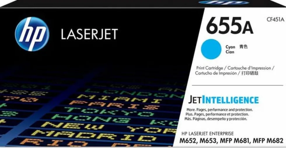 Toner HP CF451A 655A Cyan