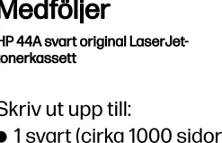 Toner HP CF244A 44A Svart
