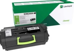 Toner LEXMARK 53B2000 Svart