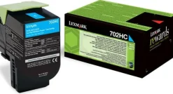 Toner LEXMARK 70C2HC0 702HC 3K cyan