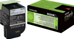 Toner LEXMARK 80C2HKE 4K svart