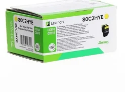 Toner LEXMARK 80C2HYE 3K gul