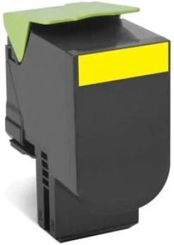 Toner LEXMARK 80C2HY0 802HY 3K gul