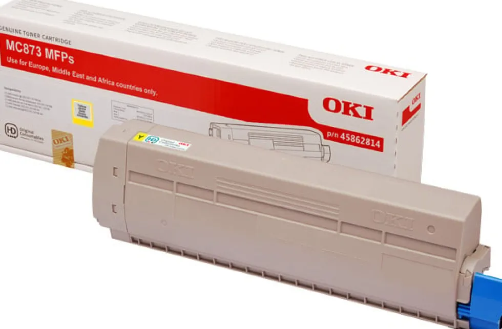 Toner OKI 45862814 10K gul