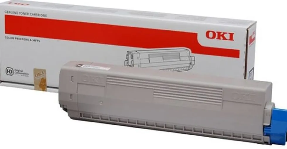 Toner OKI 45862814 10K gul