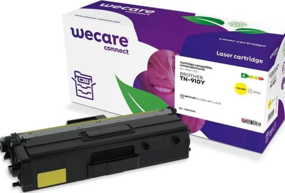 Toner WECARE BROTHER TN-910Y 9K gul