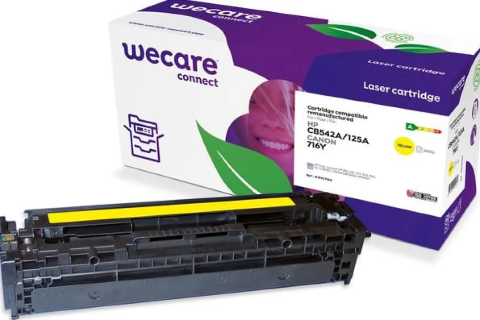 Toner WECARE HP CB542A/1977B002 1,4K gul