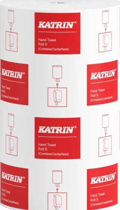 Torkrulle KATRIN Classic S1, centermatad, 1-lag, Ø13cm, 116m/rl, 12rl/FP