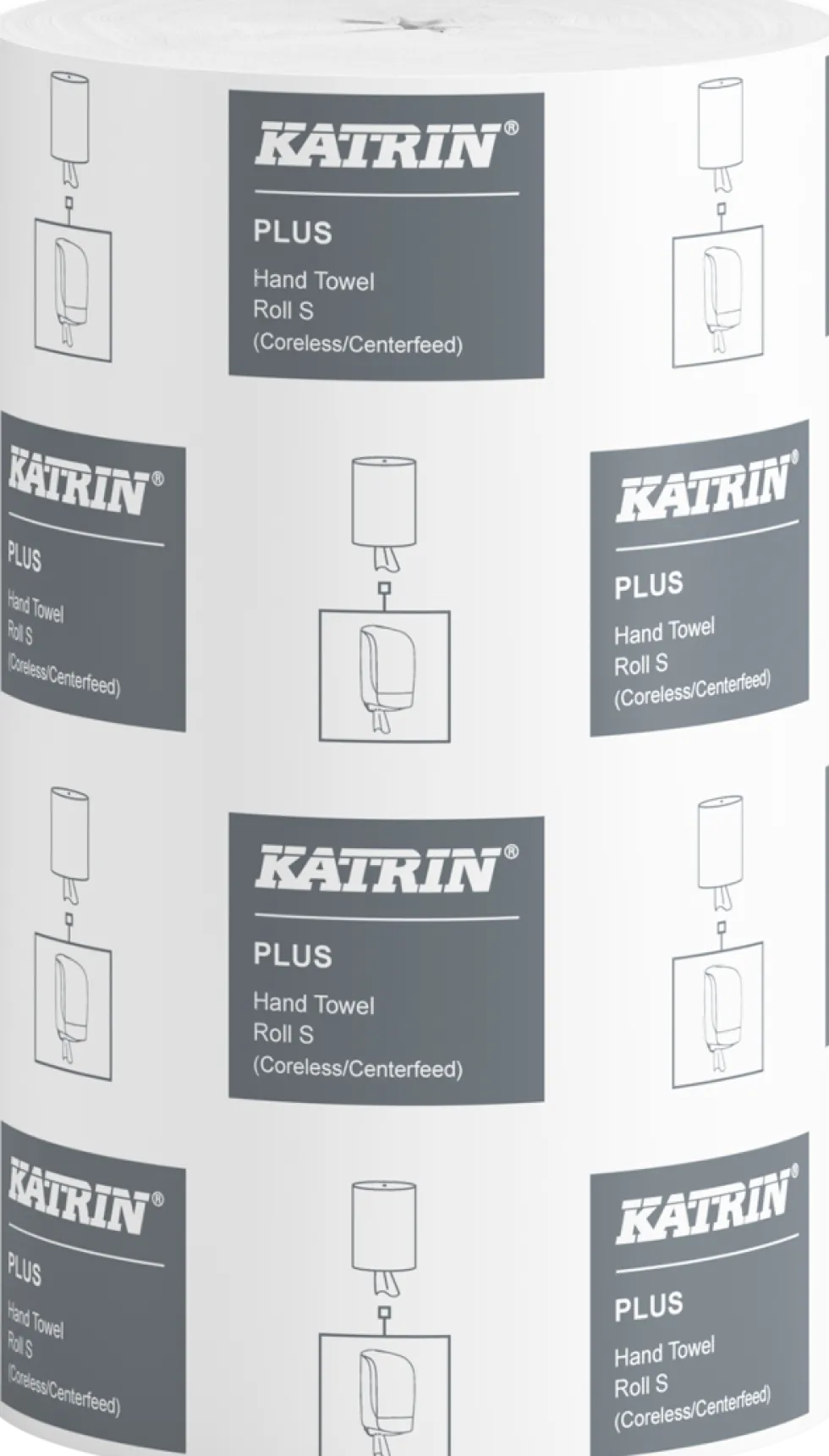 Torkrulle KATRIN Plus S1, 1-lag, Ø13cm, 110m/rl, 12rl/FP