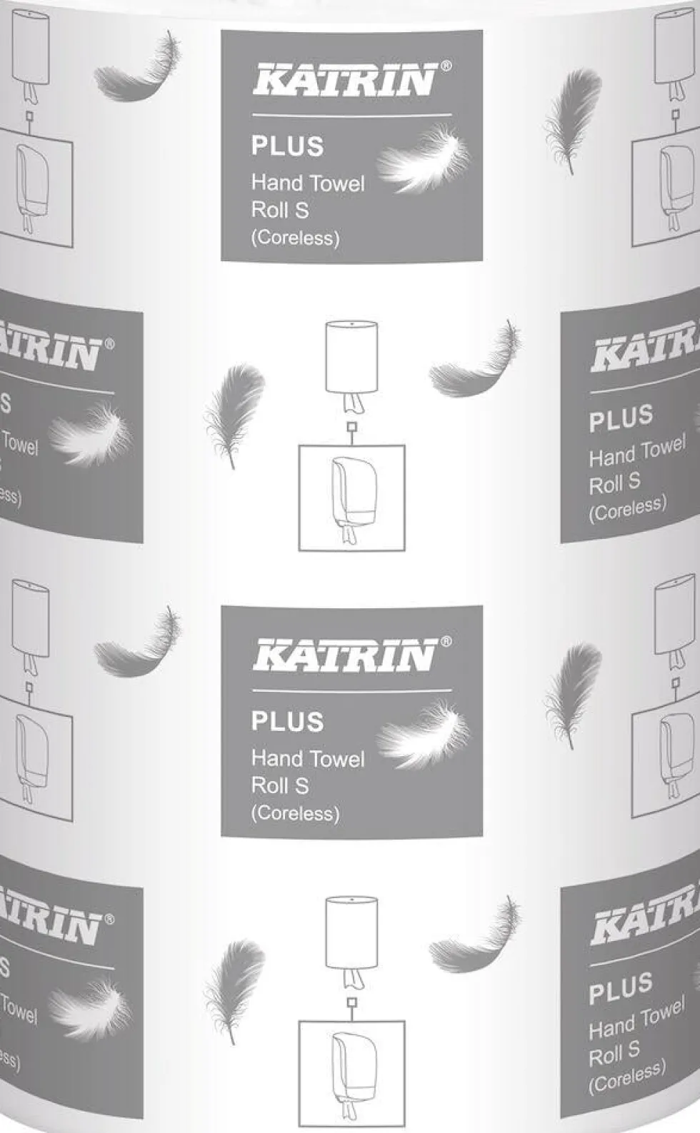 Torkrulle KATRIN Plus S1, 1-lag, Ø13cm, 110m/rl, 12rl/FP