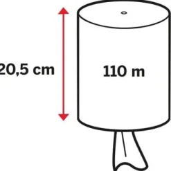Torkrulle KATRIN Plus S1, 1-lag, Ø13cm, 110m/rl, 12rl/FP