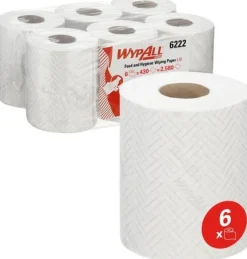 Torkrulle WYPALL 6222 centrummatad 6/FP