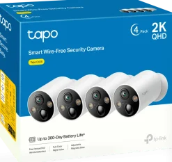 TP-LINK Tapo C425 Smart Wire-Free Security Camera (4-pack)