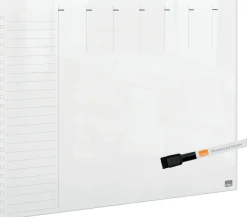 Transparent Mini Whiteboard veckoplan A4