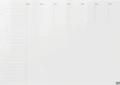 Transparent Mini Whiteboard veckoplan A4