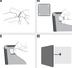 Transparent Mini Whiteboard veckoplan A4