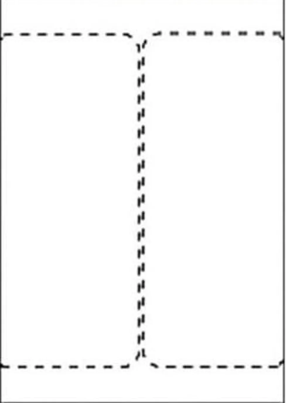 Transportetikett A4 Las. 105x220mm500/fp
