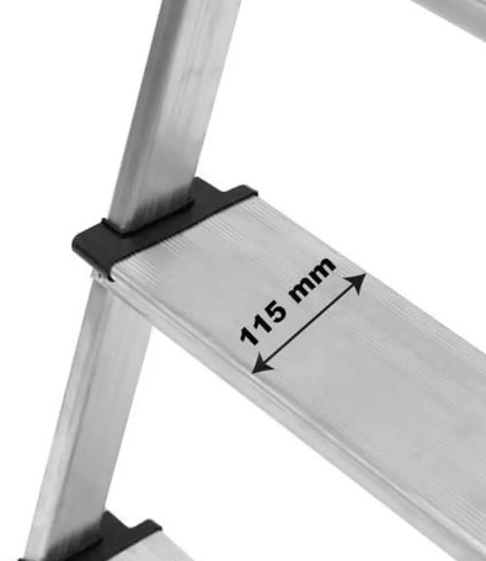 Trappstege SAFETOOL 3 steg aluminium