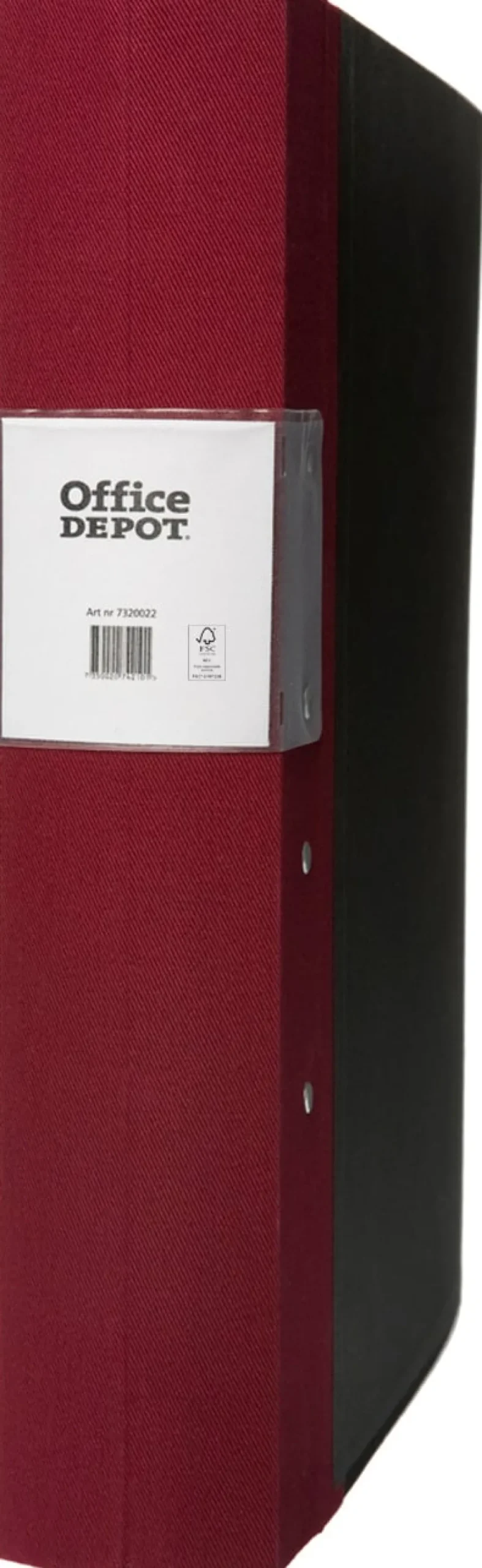 Träryggspärm A4 60mm vinröd