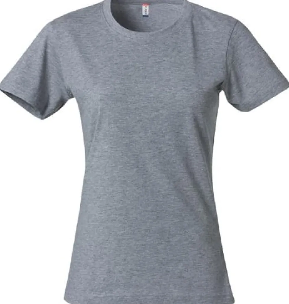 T-shirt CLIQUE 029031 dam gråmel L