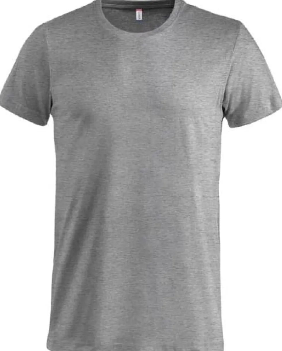 T-shirt CLIQUE 029030 gråmelange 4XL