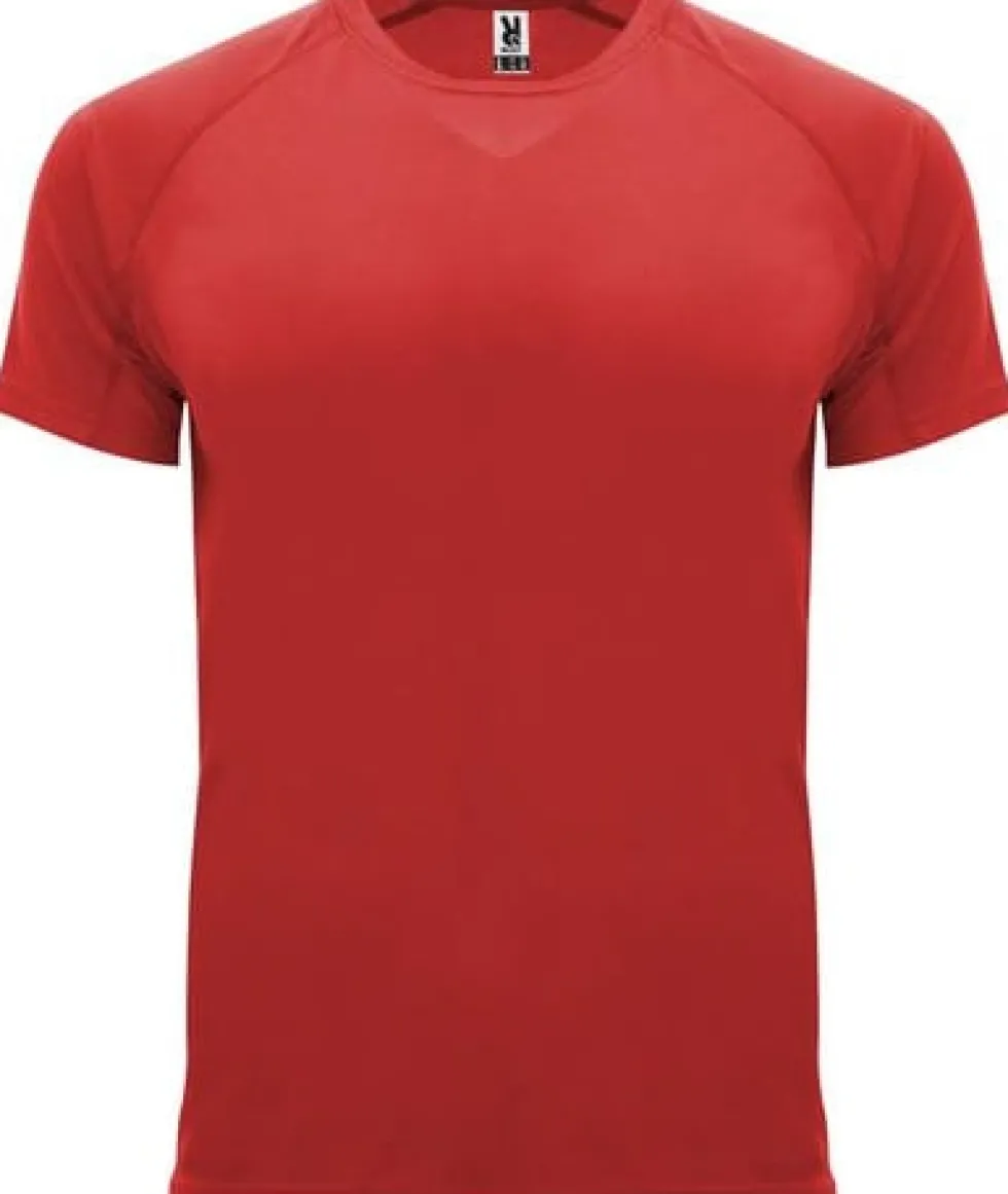 T-shirt funktion bahrain herr röd 4XL