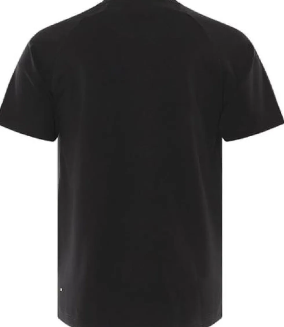 T-shirt heavy FRISTAD 7553 S svart/gul
