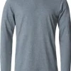 T-shirt LÄ CLIQUE 029033 gråmel XS
