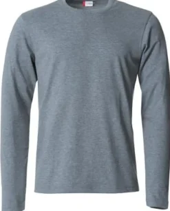 T-shirt LÄ CLIQUE 029033 gråmel XS