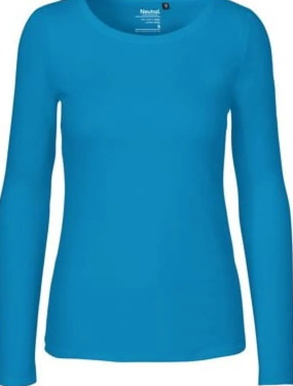 T-shirt LÄ O81050 GOTS dam blå XS