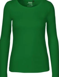 T-shirt LÄ O81050 GOTS dam grön M