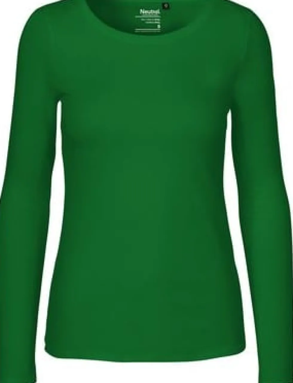 T-shirt LÄ O81050 GOTS dam grön XS