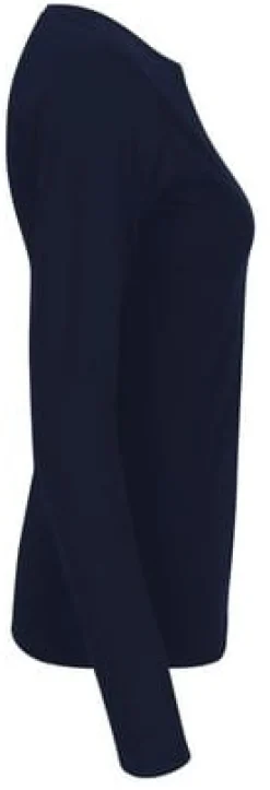 T-shirt LÄ O81050 GOTS dam marin L