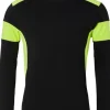 T-shirt l/ä TOP SWEDE 212 sv/fl gul 3XL