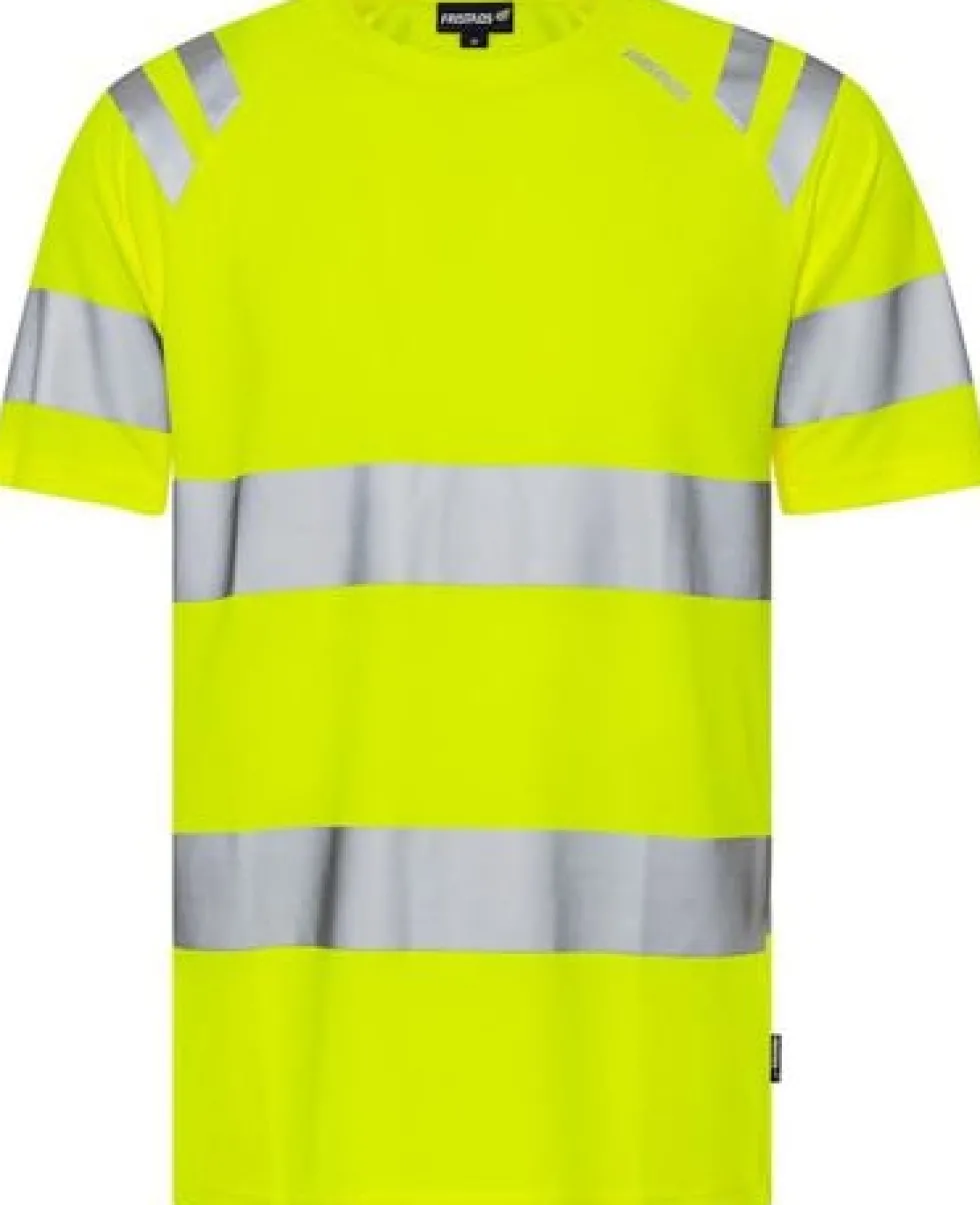 T-shirt varsel FRISTADS 7860 gul kl3 L