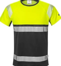 T-shirt varsel FRISTADS 7518 gul kl1 L