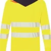 T-shirt varsel LÄ PW DX416 kl2 gul M