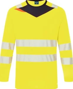 T-shirt varsel LÄ PW DX416 kl2 gul M