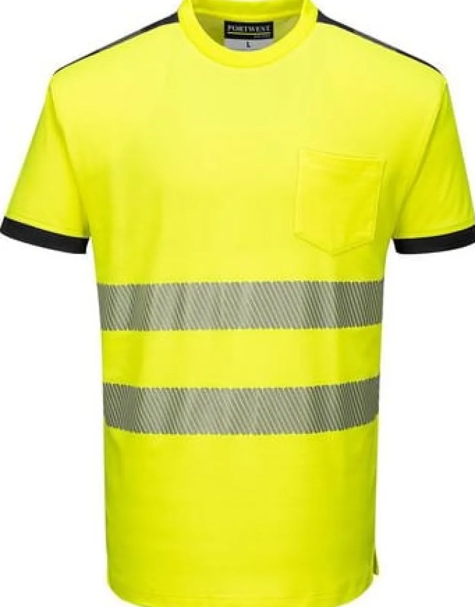 T-shirt varsel PW T181 kl2 gul 2XL
