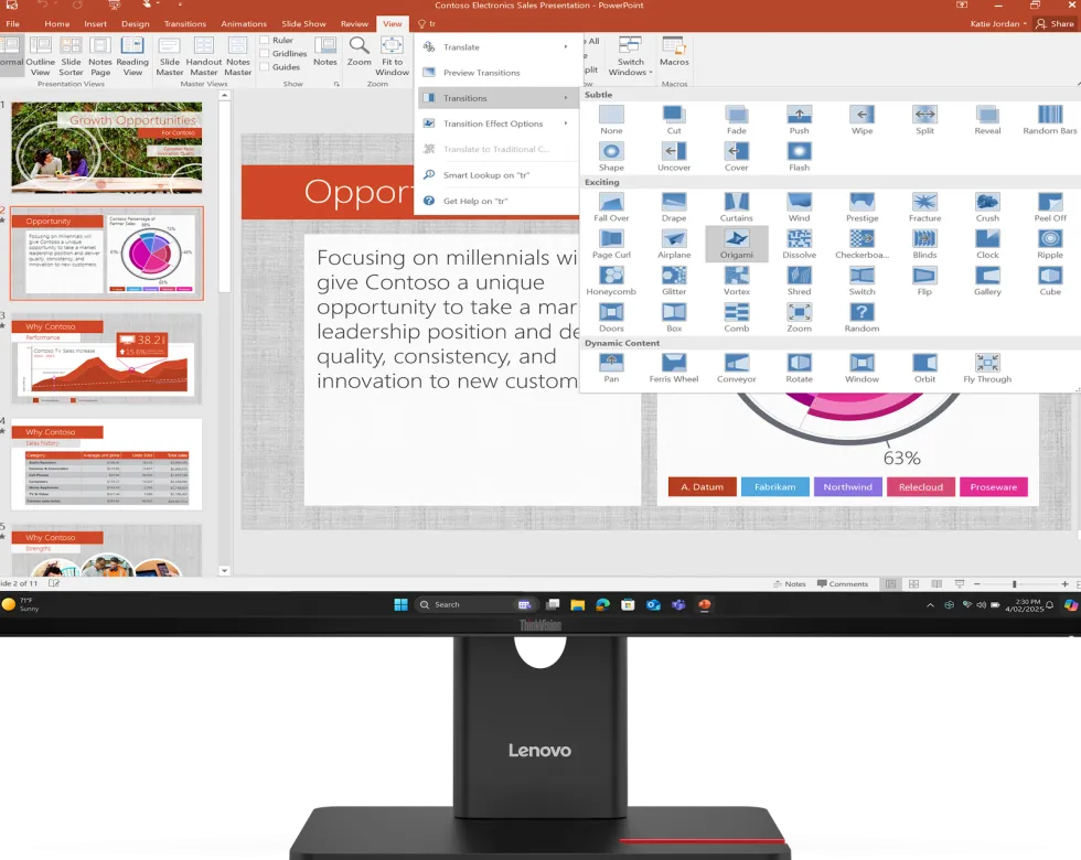 TS/ThinkVision T27-40 Monitor